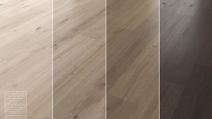 渲染模型_室内木地板001