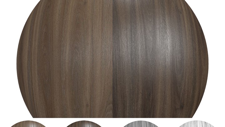 渲染模型_室内木纹006