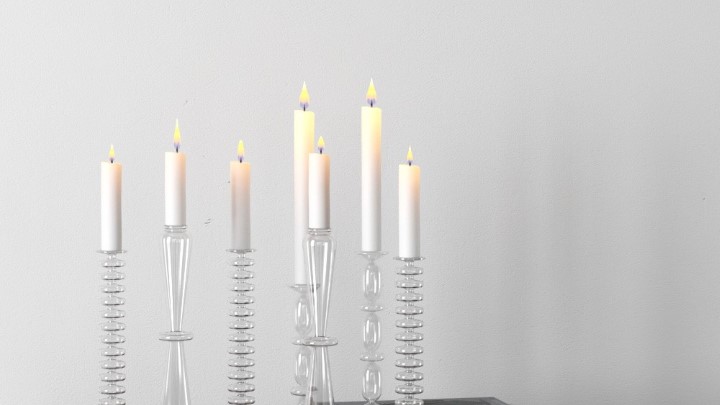 渲染模型_室内桌面装饰品024