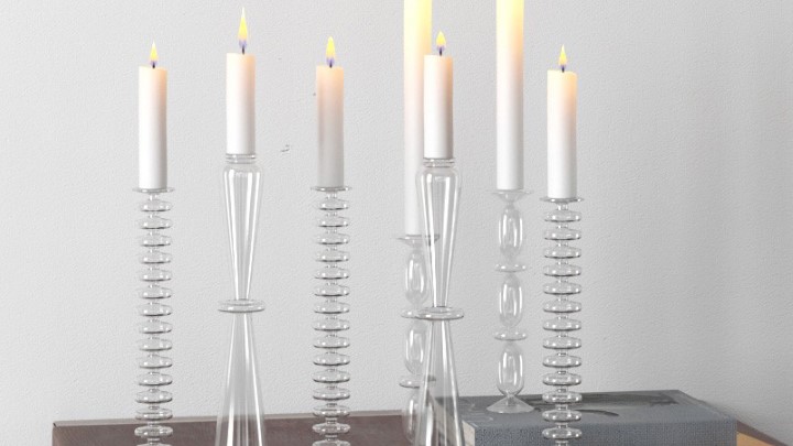 渲染模型_室内桌面装饰品035