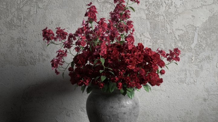 渲染模型_室内盆栽062