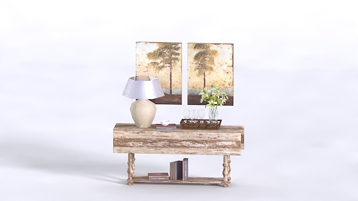 渲染模型_室内装饰208