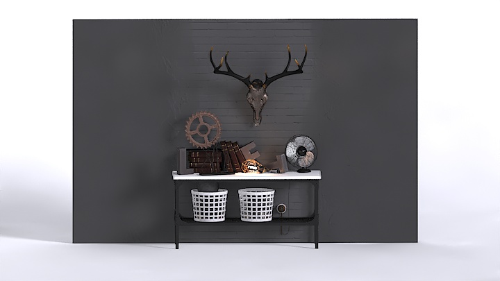 渲染模型_室内装饰210