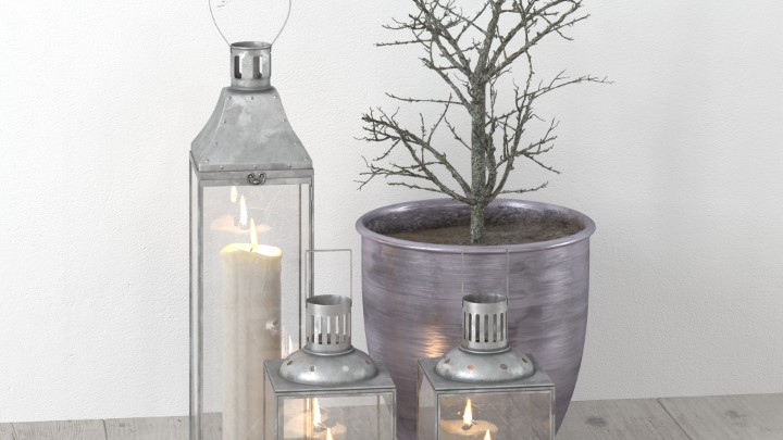 渲染模型_室内装饰品132