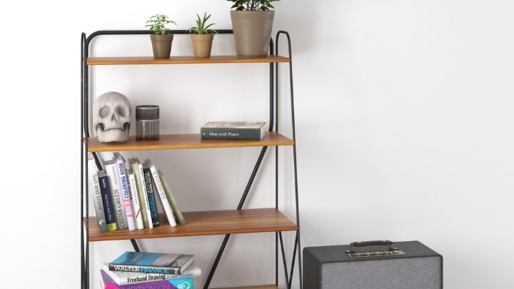 渲染模型_室内装饰架005