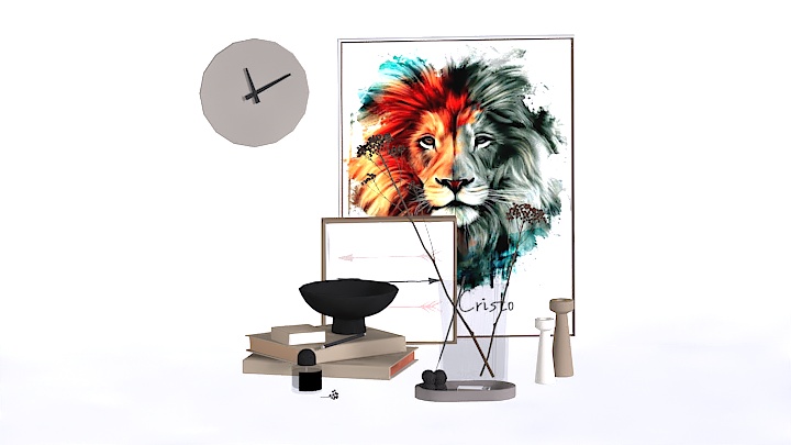 渲染模型_家居装饰003