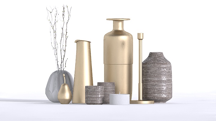 渲染模型_家居装饰005