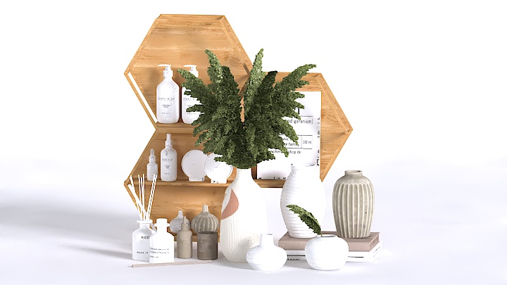 渲染模型_家居装饰006