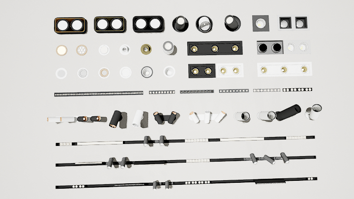渲染模型_射灯140