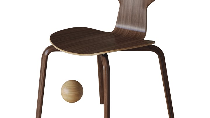 渲染模型_小沙发椅子011