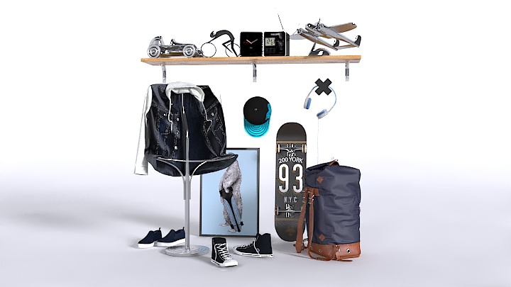 渲染模型_居家用品001