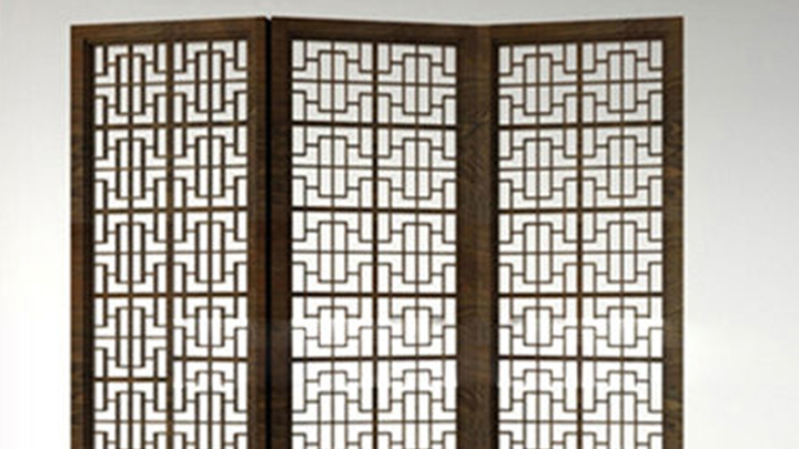 渲染模型_屏风064