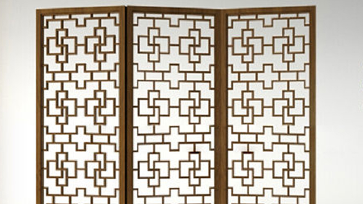 渲染模型_屏风069