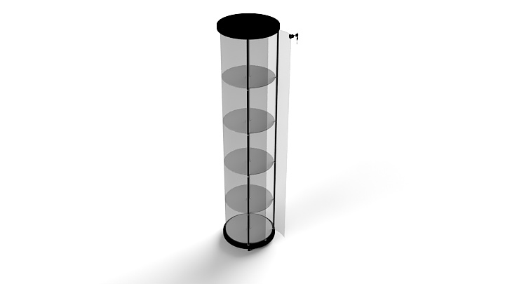 渲染模型_展示柜020