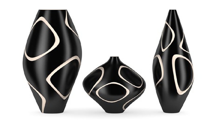 渲染模型_工艺花瓶001