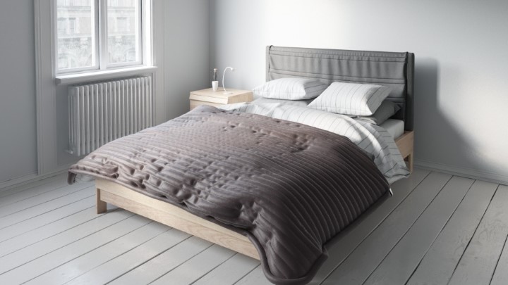 渲染模型_床1387