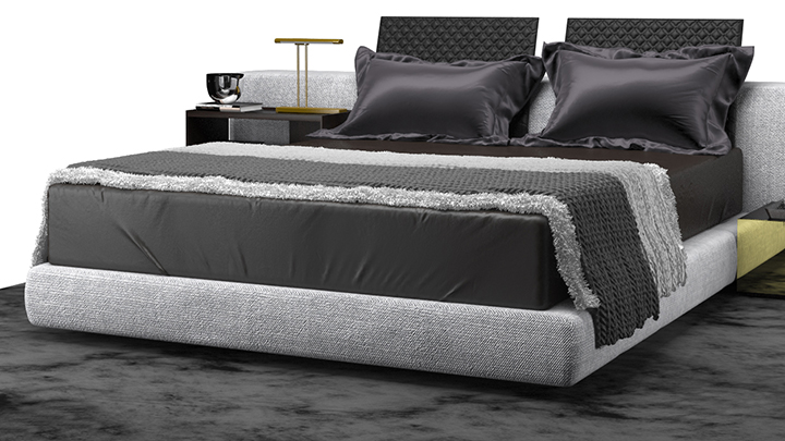 渲染模型_床1413