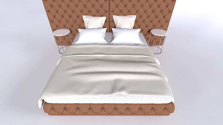 渲染模型_床1427