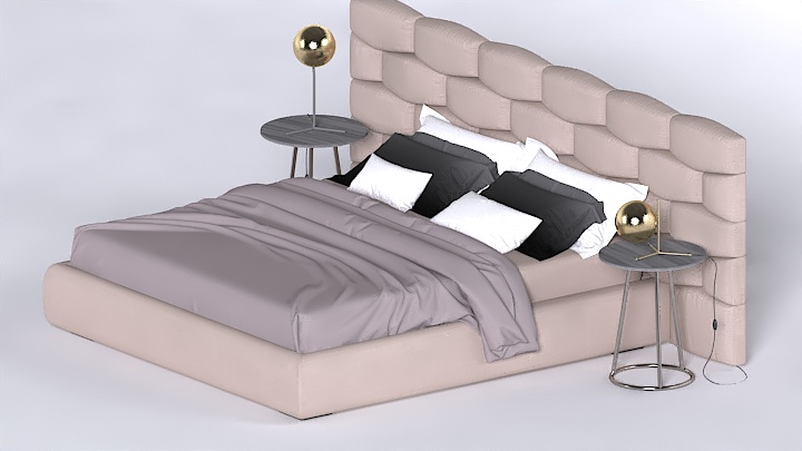 渲染模型_床1430