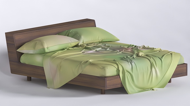 渲染模型_床1433