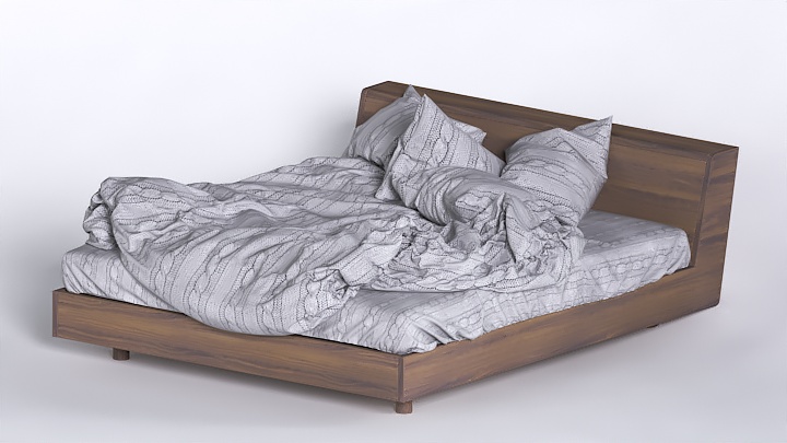 渲染模型_床1441