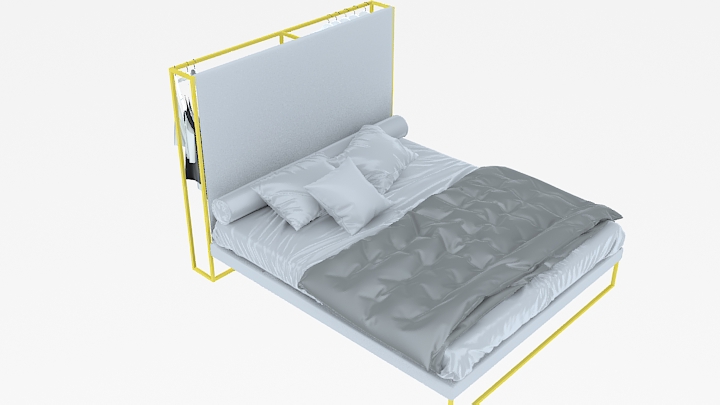 渲染模型_床1446