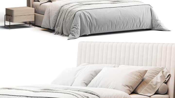 渲染模型_床1461