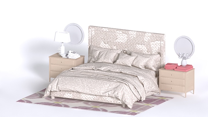 渲染模型_床1469