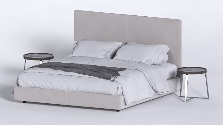 渲染模型_床1495