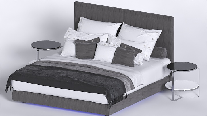 渲染模型_床1500