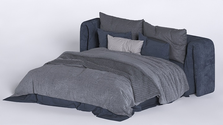 渲染模型_床1509
