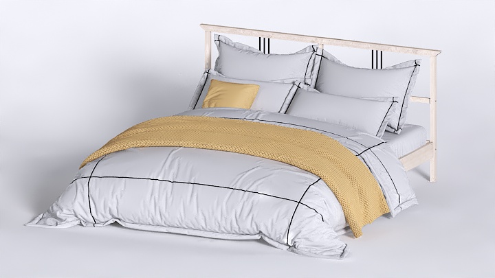 渲染模型_床1517