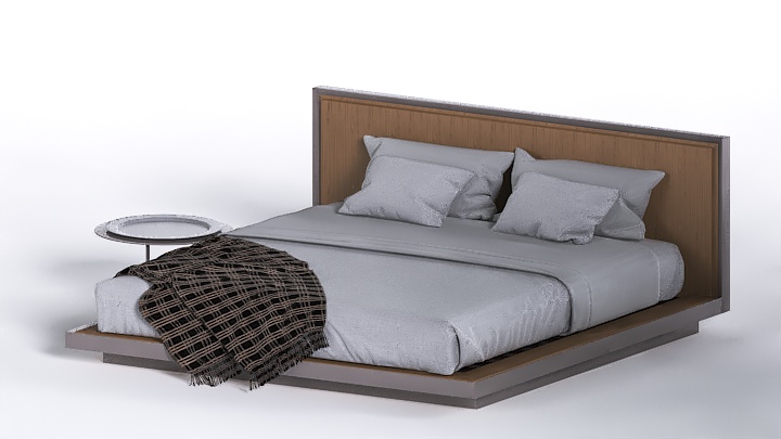 渲染模型_床1528
