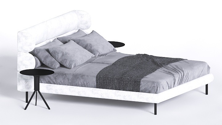 渲染模型_床1546