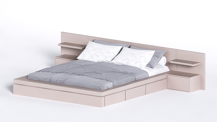 渲染模型_床1550