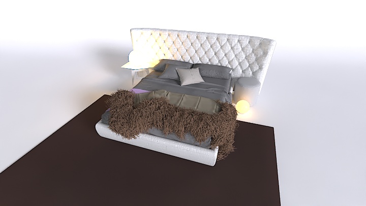 渲染模型_床1567