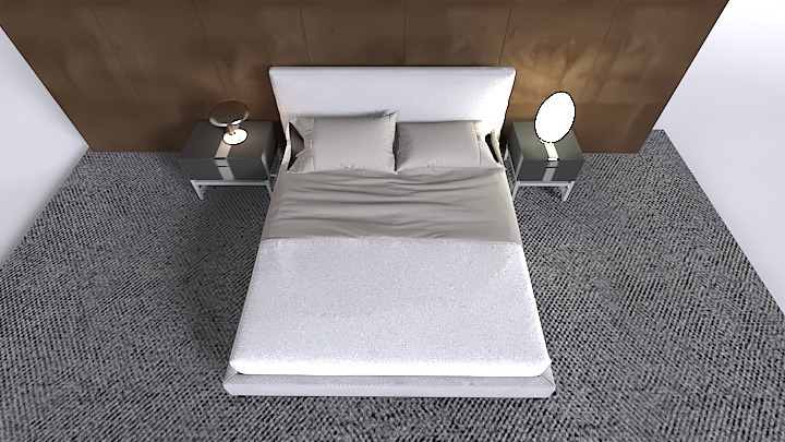 渲染模型_床1584