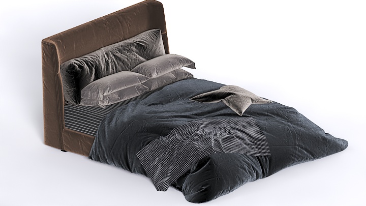 渲染模型_床1616