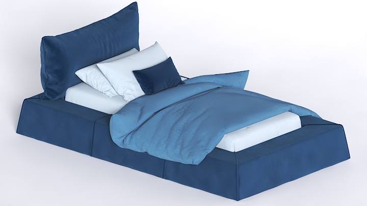 渲染模型_床1618