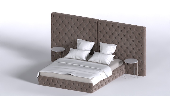 渲染模型_床1641