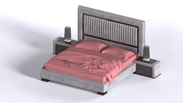 渲染模型_床1649