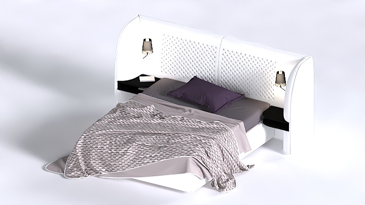 渲染模型_床1651