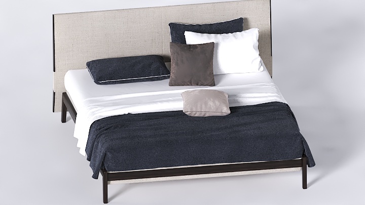 渲染模型_床1676