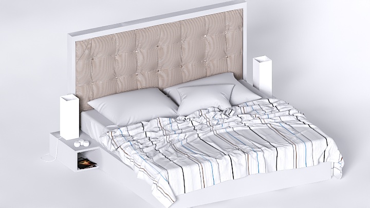 渲染模型_床1682