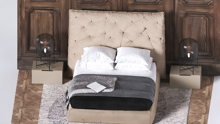 渲染模型_床1689
