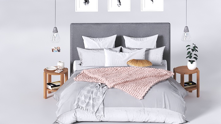 渲染模型_床1696