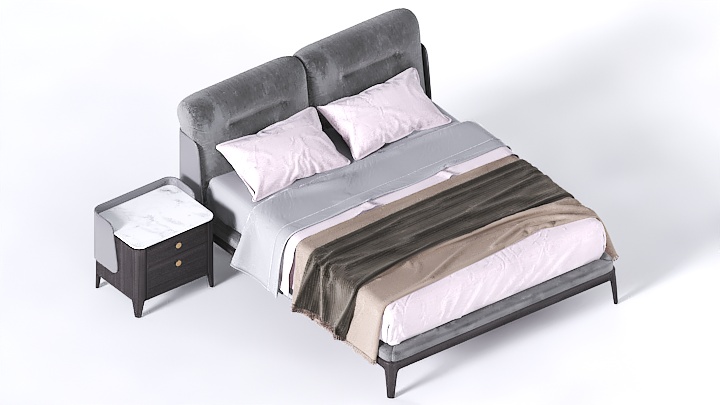 渲染模型_床1769