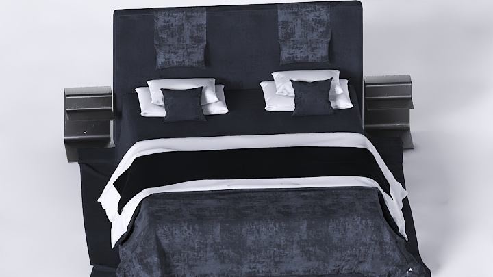 渲染模型_床1776