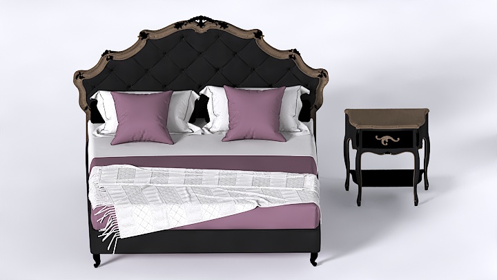 渲染模型_床1796