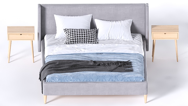 渲染模型_床1800